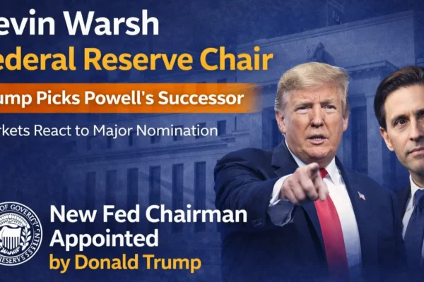 Kevin Warsh Federal Reserve chair nominee announced by Donald Trump
