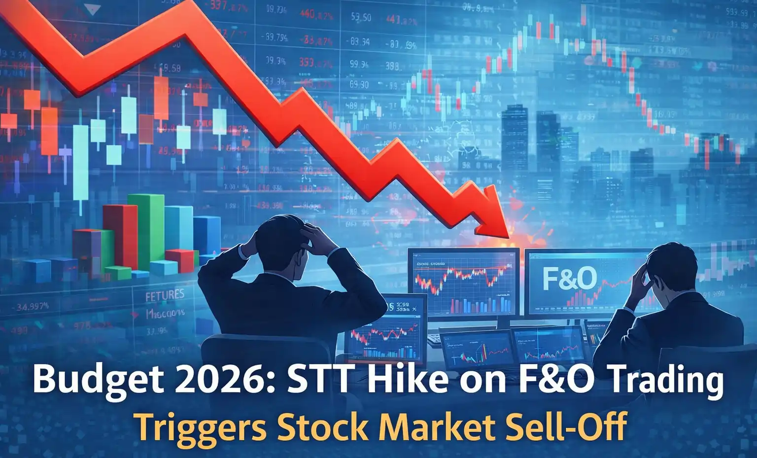STT hike on F&O trading in Budget 2026 triggering stock market sell-off